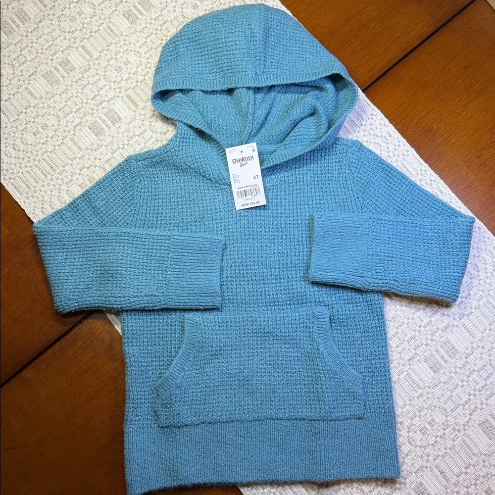 OshKosh B'gosh Hooded Sweater Girl's Size 4T